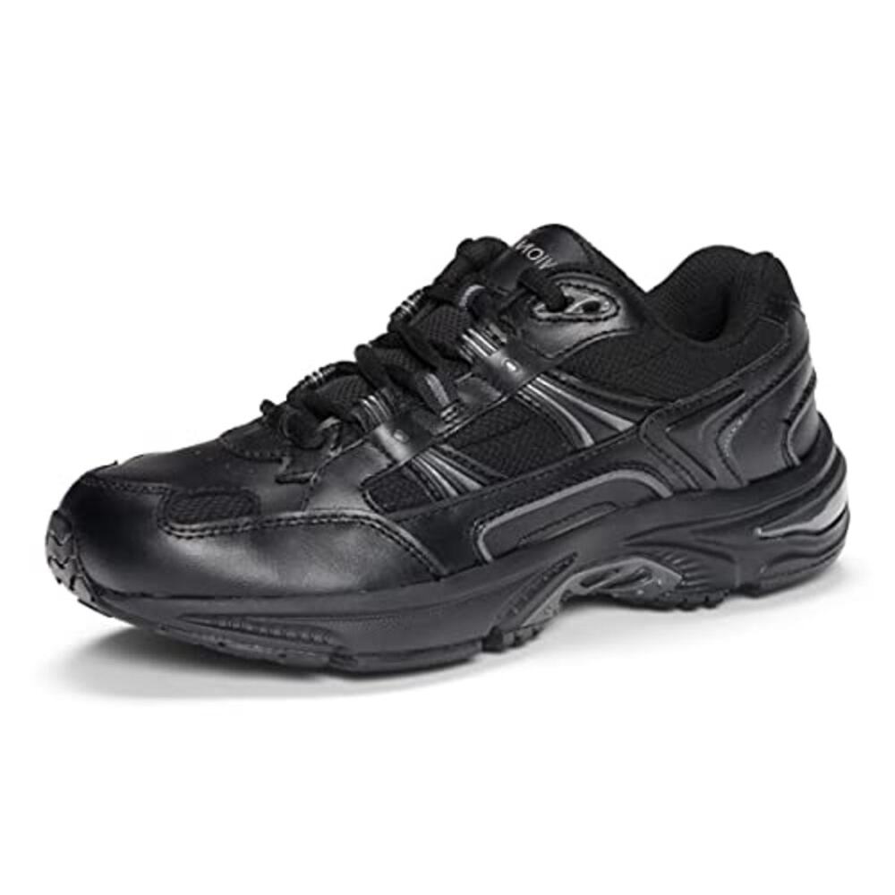 Vionic Women's Walker 23 Black Leather Walking Shoe Size 5 New in Box Condition